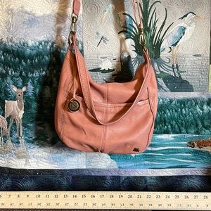 The Sak Pink Leather Crossbody